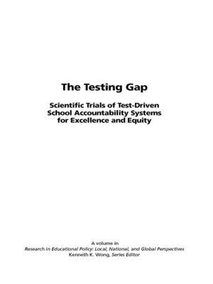 cover image of The Testing Gap